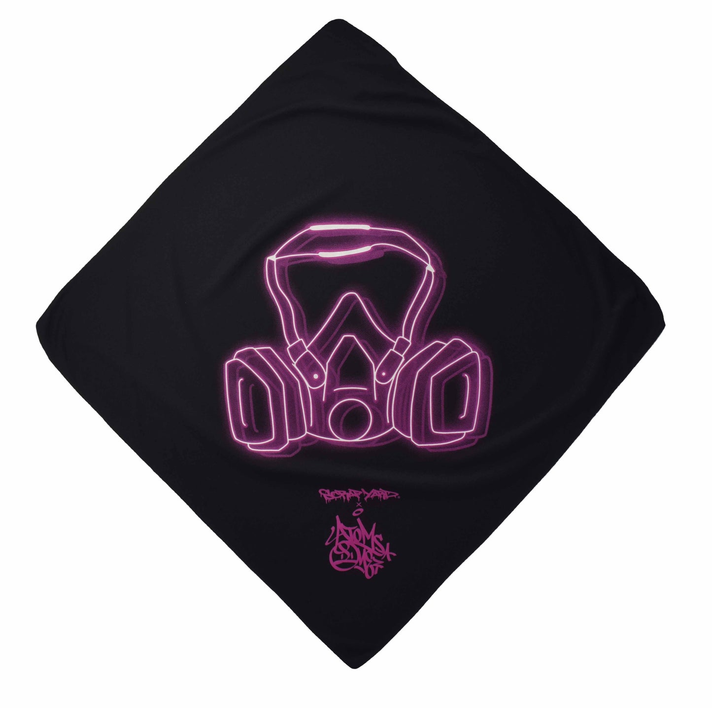NEON PINK RESPIRATOR BANDANA