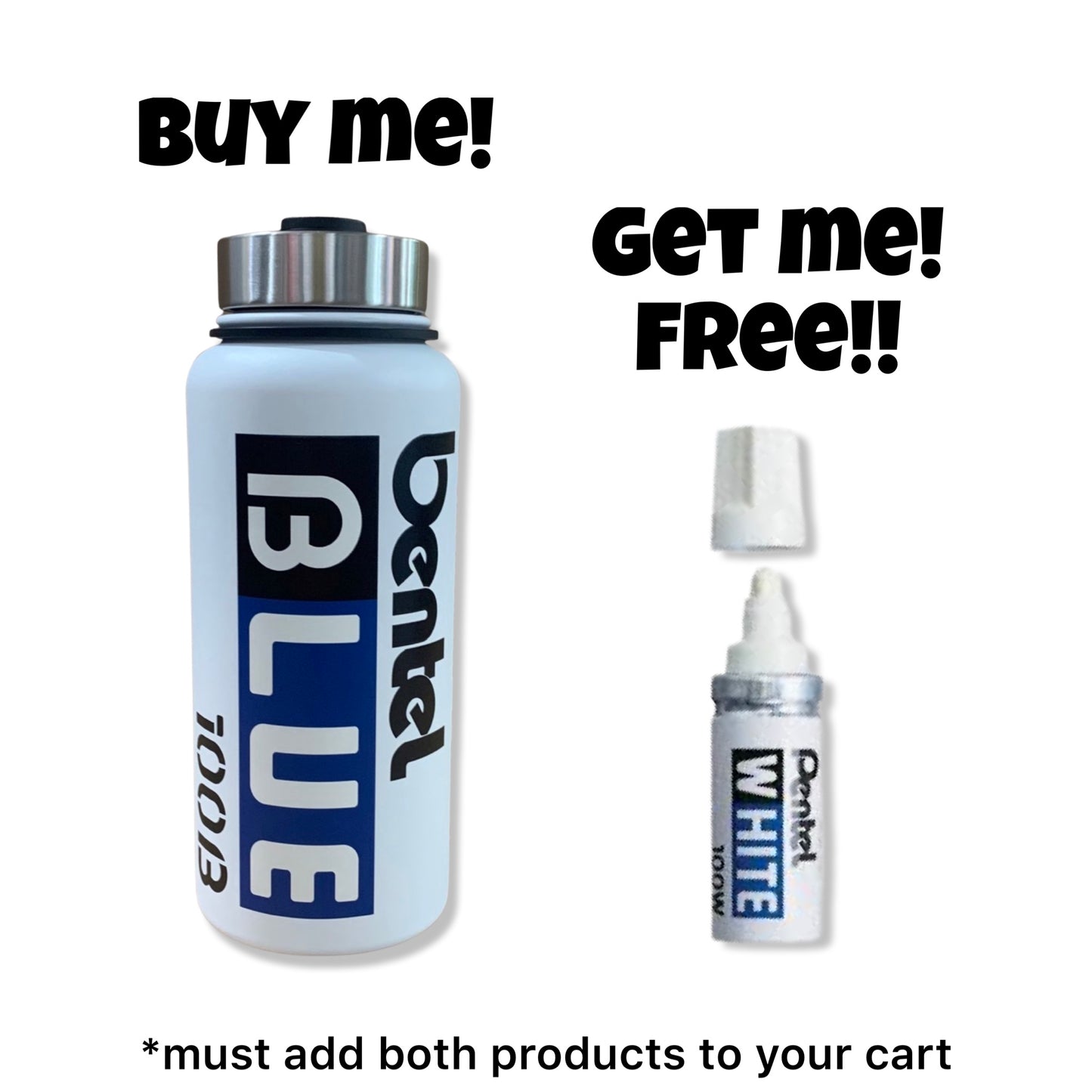 Blue Bentel Bottle
