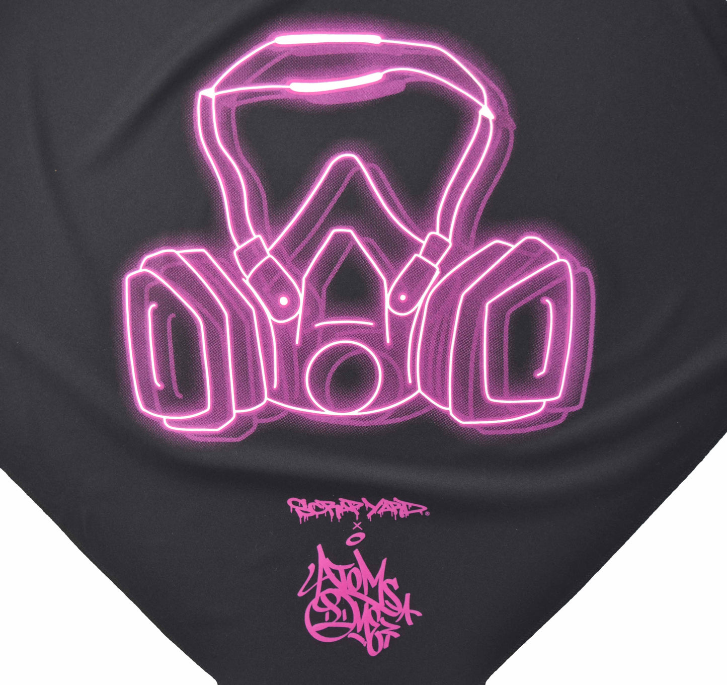 NEON PINK RESPIRATOR BANDANA