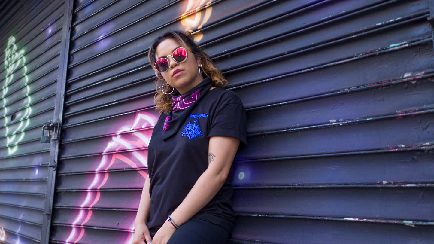 NEON BLUE PRESTO SHIRT